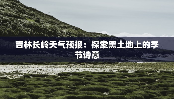 吉林长岭天气预报：探索黑土地上的季节诗意